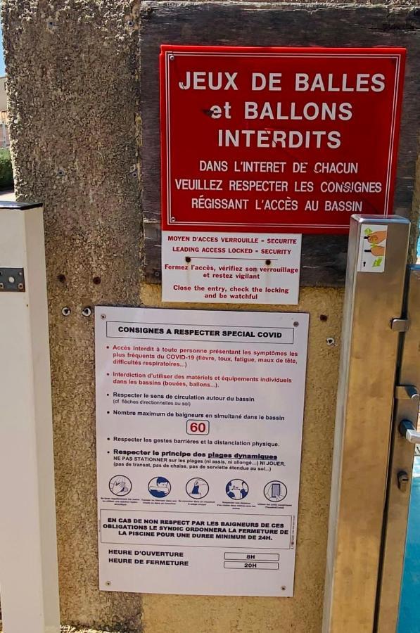 Appartement Proche Mer Avec Piscine Et Parking Fleury  Exterior foto